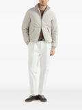 Brunello Cucinelli lightweight nylon outerwear jacket with packable hood
