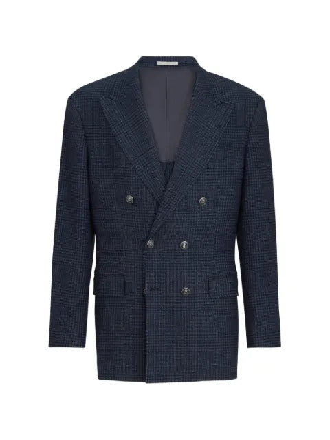 Brunello Cucinelli peaked-lapel double-breasted blazer