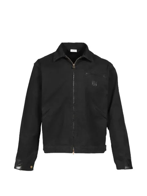 VETEMENTS logo-patch zip-up jacket