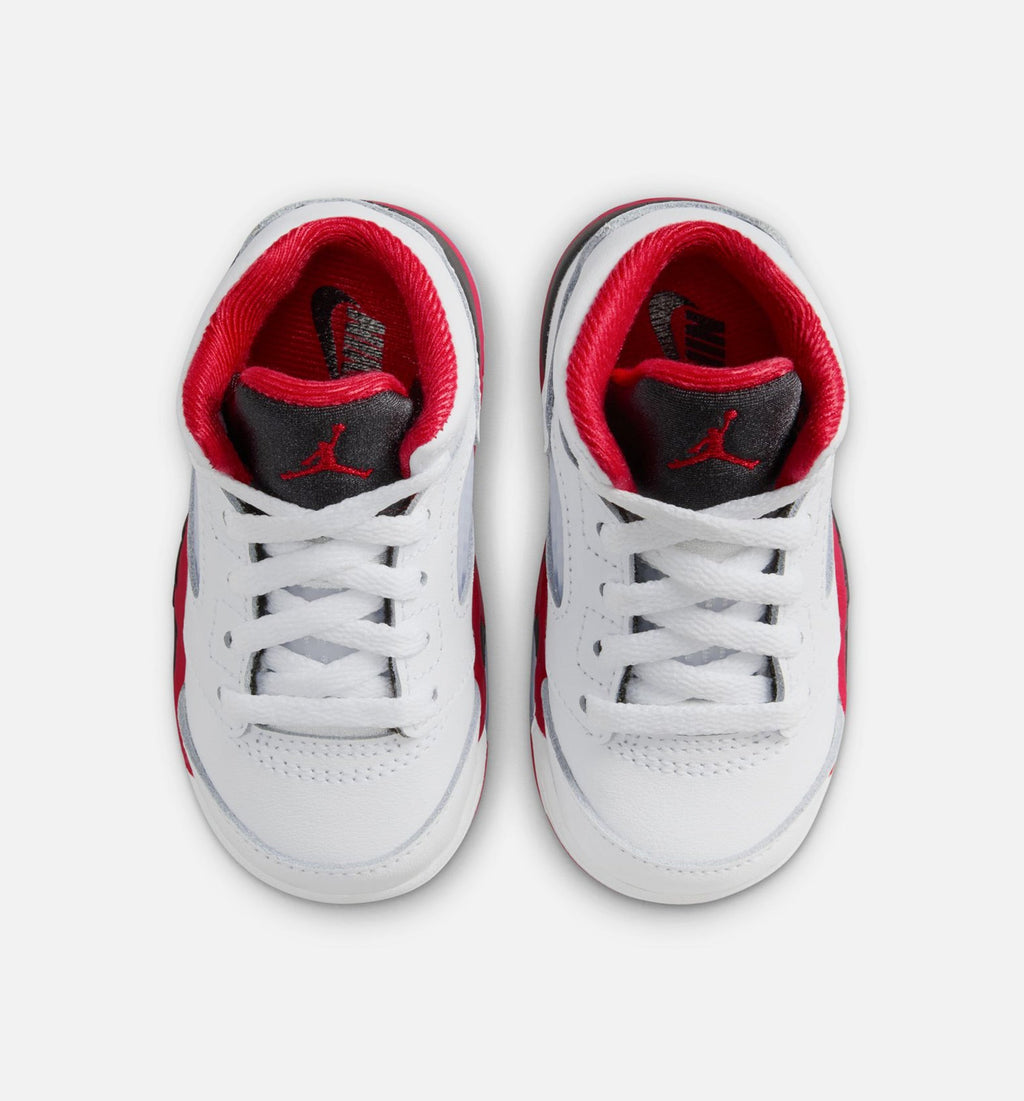 Air Jordan 5 Retro Fire Red Infant/Toddler – Fire Red/White