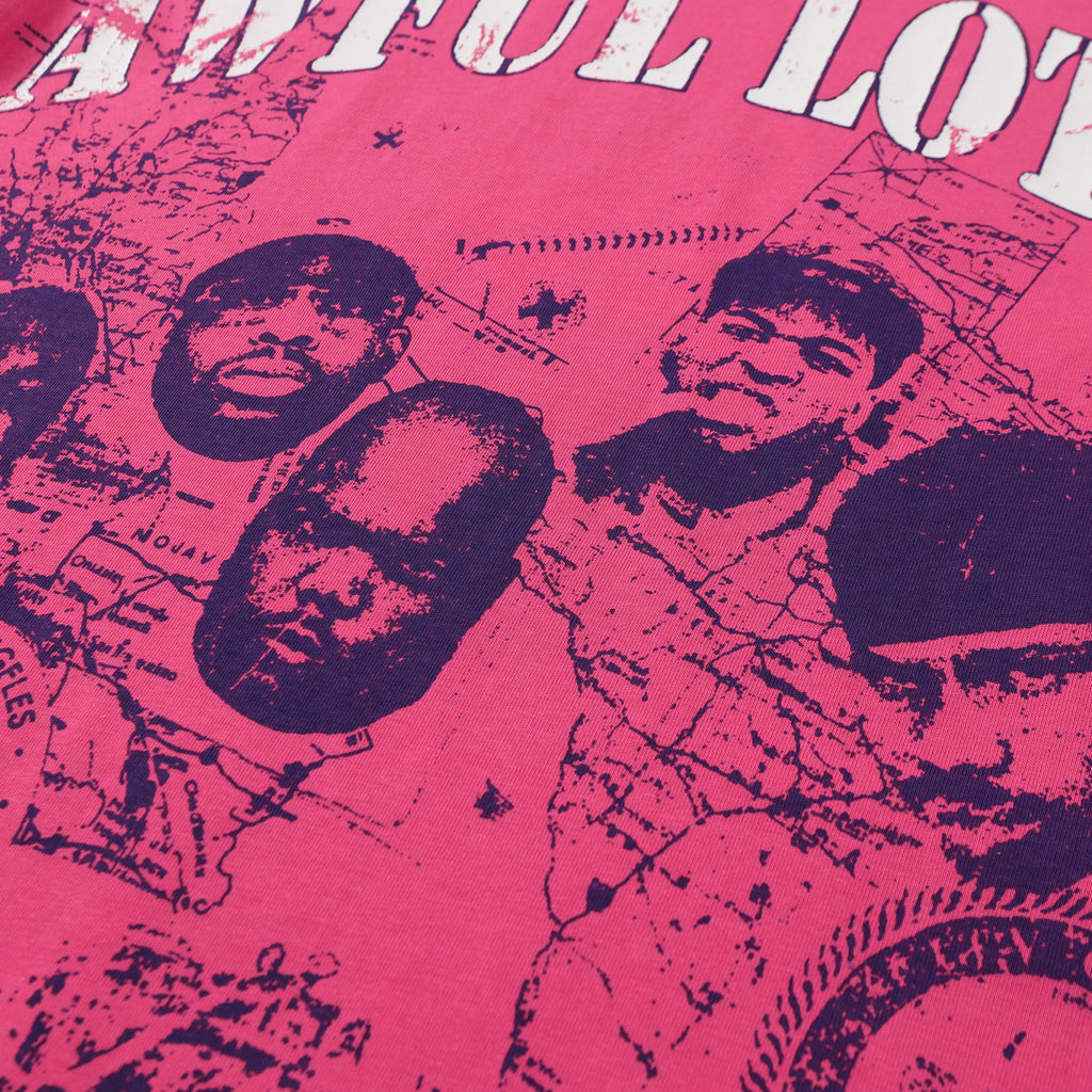 THAT'S A AWFUL LOT OF COUGH SYRUP Pink Front & Back Graphic T-Shirt